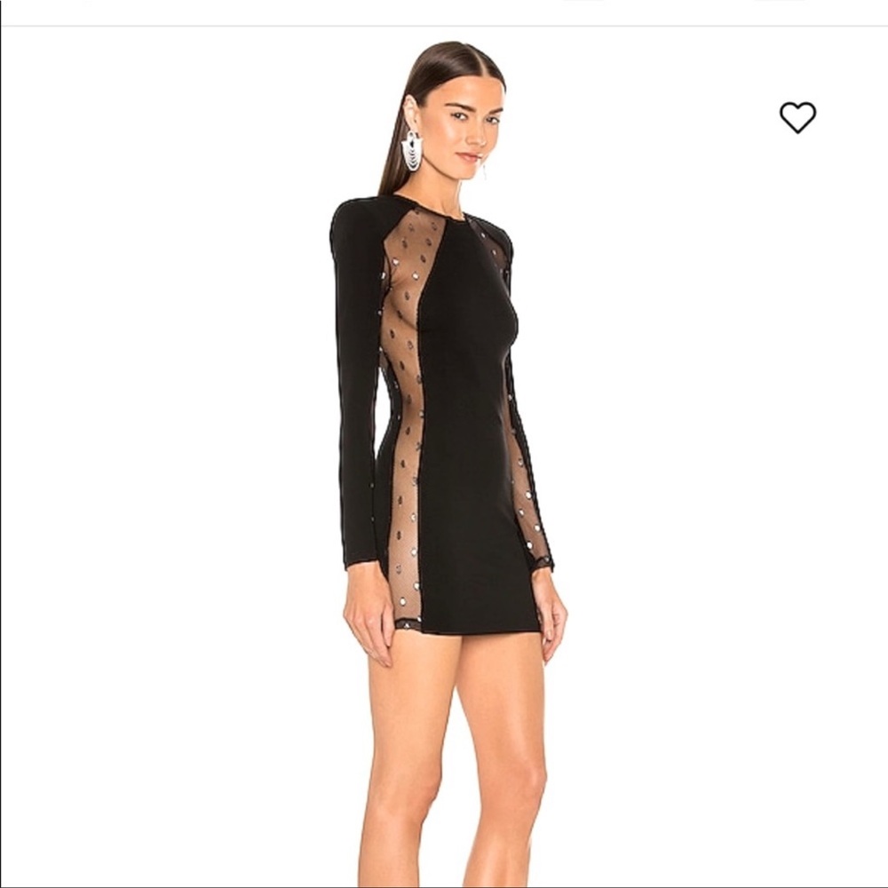 Long Sleeve Patti Mini Holiday Designer Dress Dundas Revolve